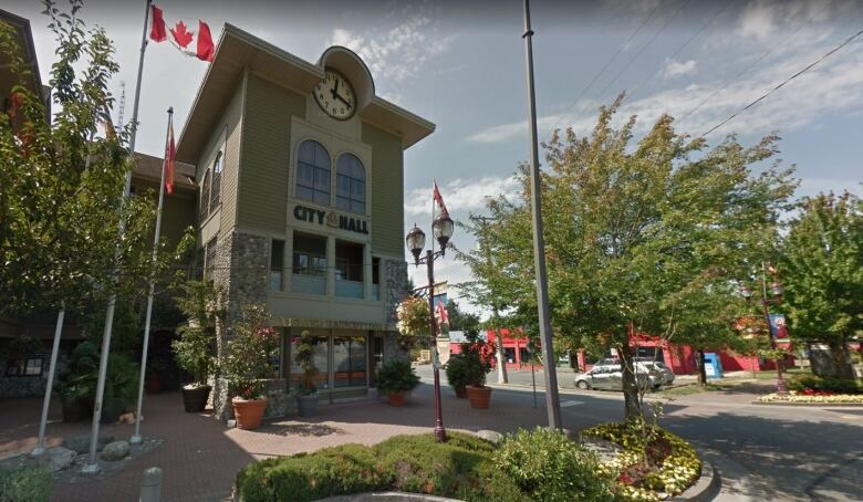 Langford, B.C., city hall, located at 877 Goldstream Ave.