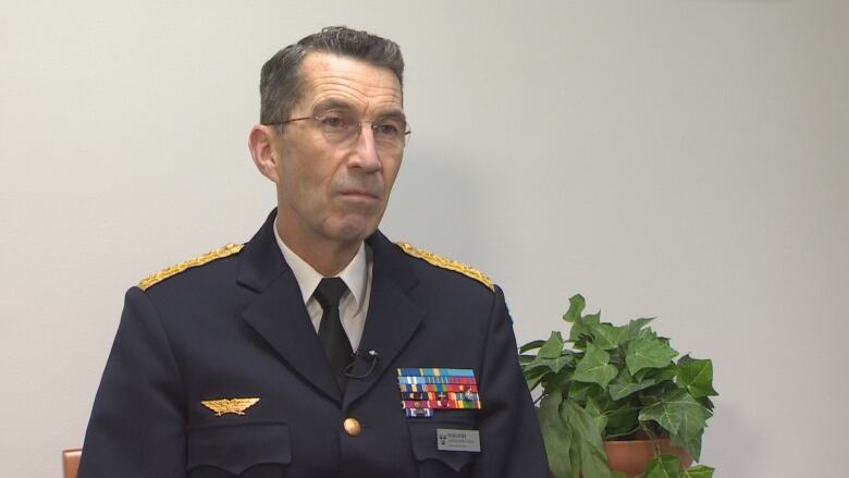 Gen. Micael Bydn, the Supreme Commander of the Sweden's armed forces, during an interview at the Halifax International Security Forum on Nov. 20, 2022