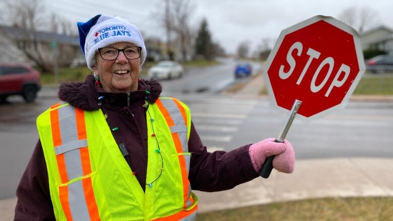 Charlottetown crossing guard Mary Morrison.