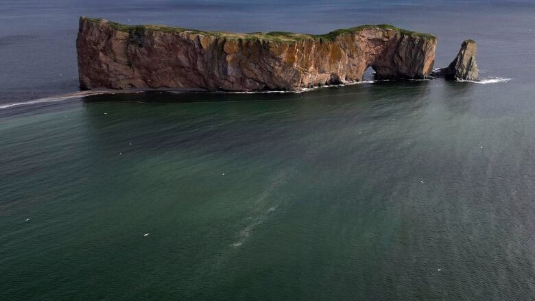 aerial view of Perc Rock 