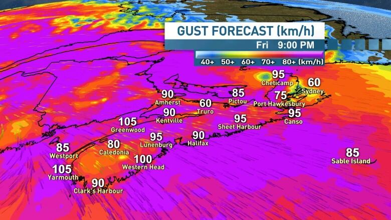 Strong winds arrive through Friday and Friday night bringing the risk of power outages for Nova Scotia.