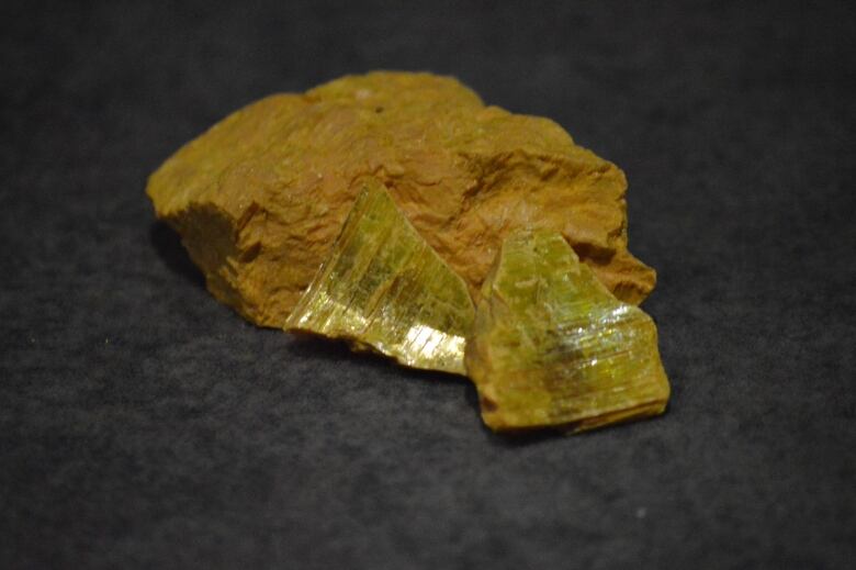 A hunk of yellow rock