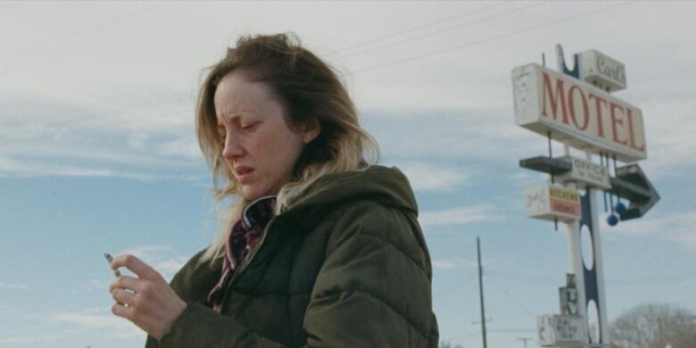 Actress Andrea Riseborough in a scene from the film To Leslie.