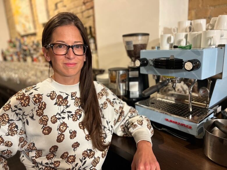 Leslie Echino, owner of Annabelle's kitchen in Calgary, says higher costs for food have made her razor thin profit margin even smaller than it normally is.