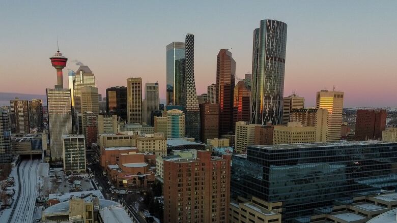 Photos of downtown Calgary taken Dec. 16, 2022.