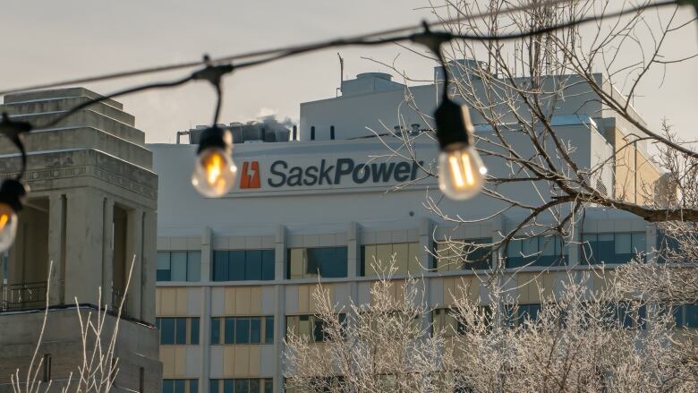 The SaskPower Head Office in Regina, Saskatchewan in winter. 