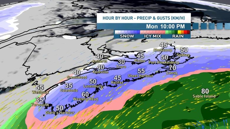 The heaviest snowfall will be this evening and early overnight. 