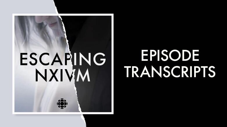 UNCOVER Escaping NXIVM transcripts image white and black