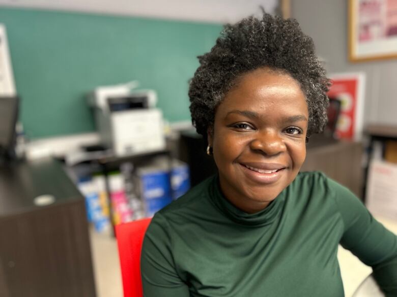 Portrait of Marie Suzie Cassus, project manager for the Option Protection program.