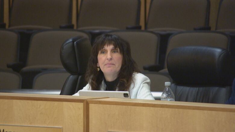 Regina city manager Niki Anderson attends a city council meeting on Feb. 15, 2023. 