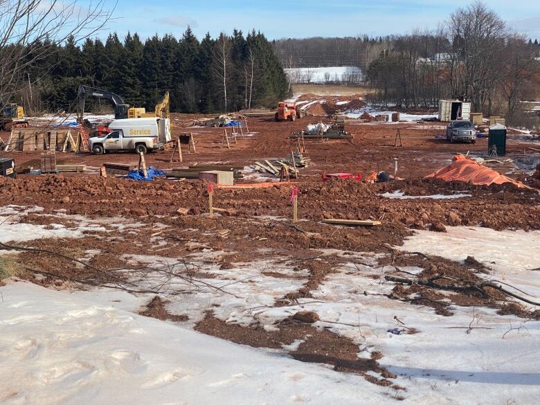 Ground being cleared for the UPEI medical school.