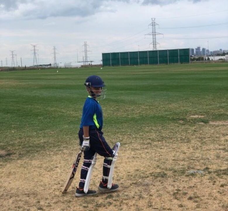 Young Brampton cricket player Gurshaan Dhot