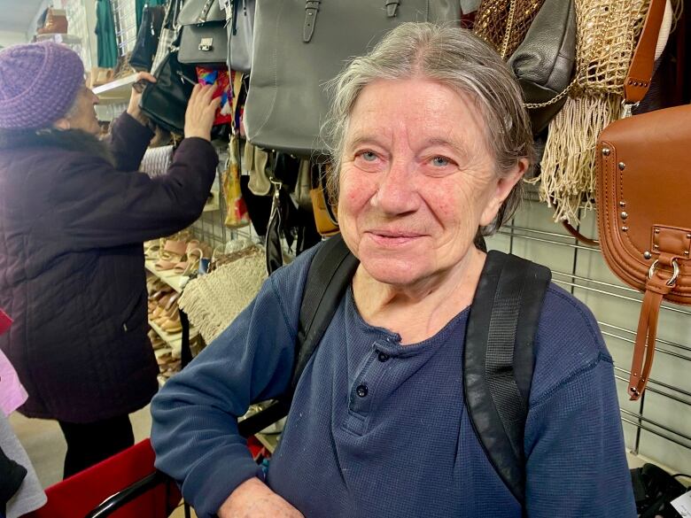 Catherine, shopper at Salvation army