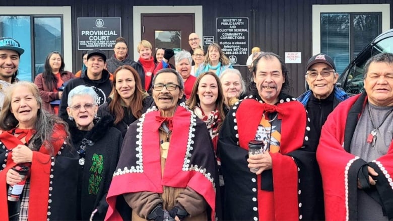 Gitxsan Nation community members joyful, following a court case that rules a Gitxsan girl's care be transferred to her aunt who lives in Hazelton, B.C.