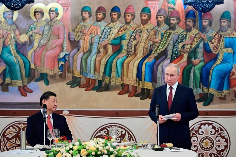 The leaders of China and Russia.