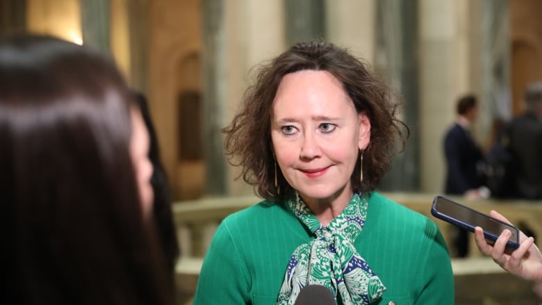 Justice Minister Bronwyn Eyre at Budget Day at the Legislature in Regina. March 22, 2023. 