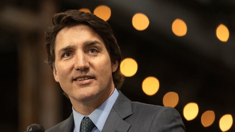 Prime Minister Justin Trudeau is pictured at an announcement in St. Thomas, Ont.