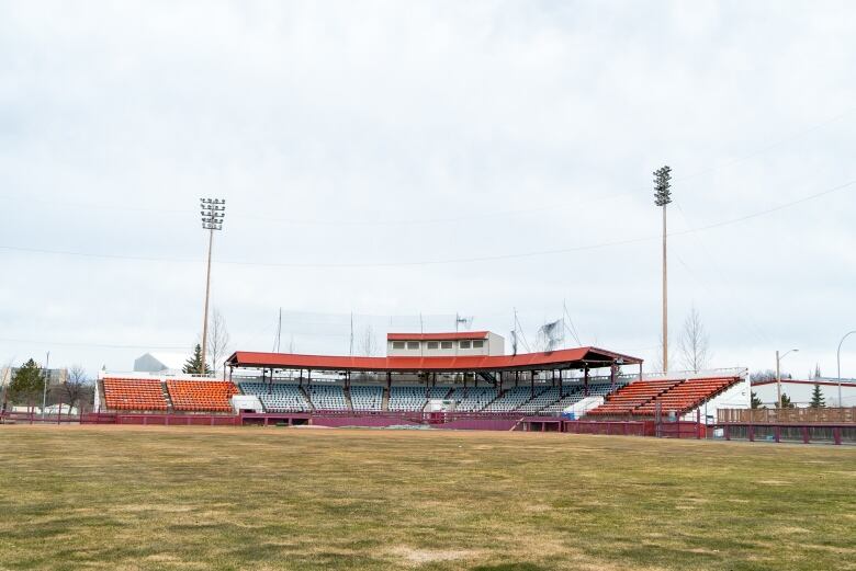 A baseball field.