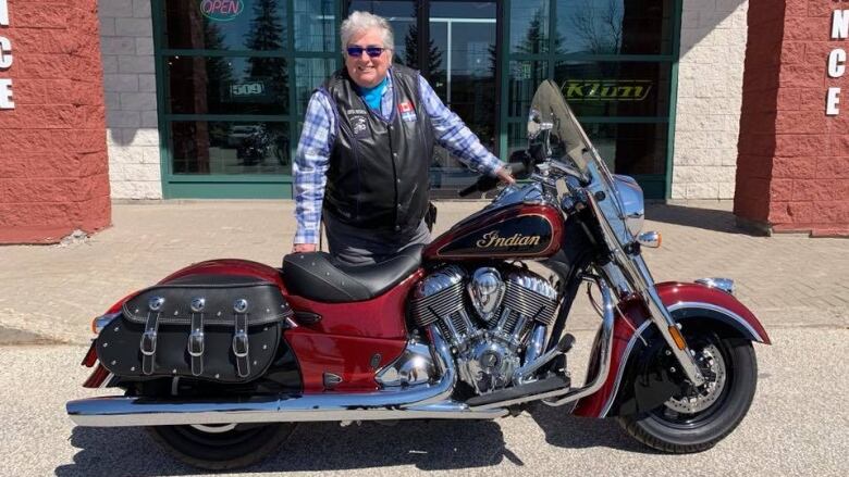 Patricia Ginn, 70, is a motorcyclist and part of the riding group WindSisters