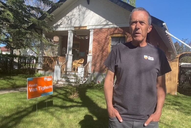 Kevin Van Tighem is the NDP candidate in Livingstone-Macleod, a riding the UCP won by 50 points in 2019.