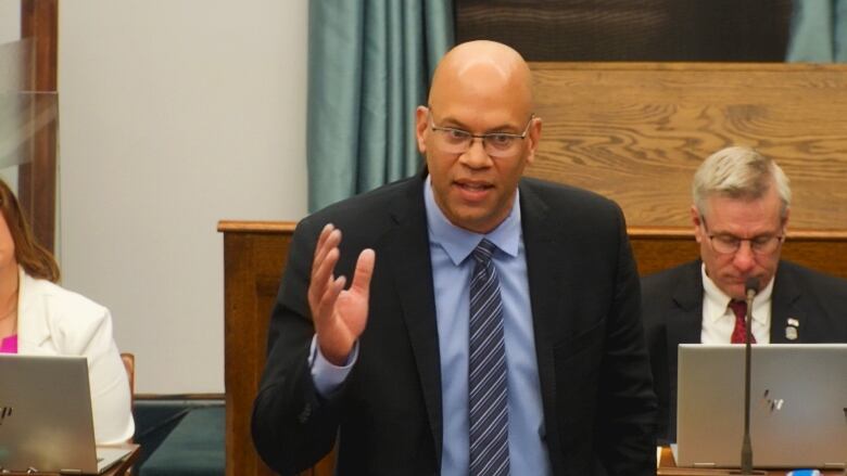 Liberal MLA Gord McNeilly in the P.E.I. Legislature.