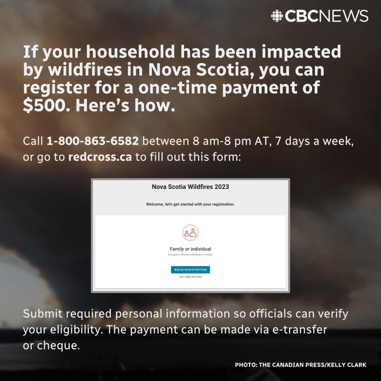 How to register for the $500 wildfire payment