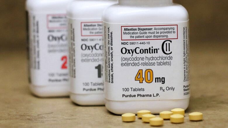 Bottles of OxyContin pills.