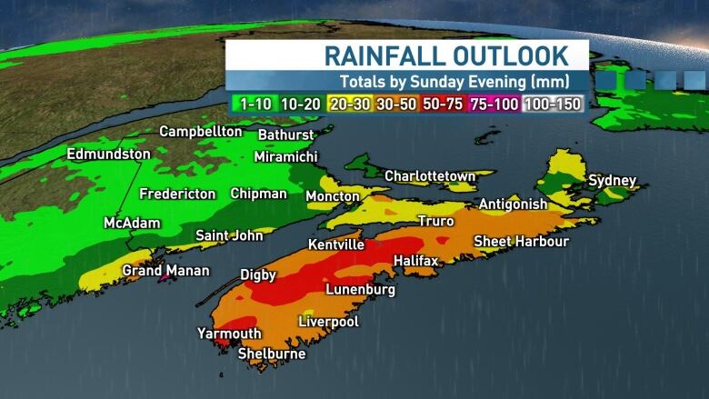 A solid soaking of rain for Nova Scotia this weekend.