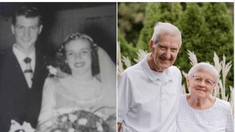 Marg and Stan Scratch were married in 1948 and live in Windsor, Ont.