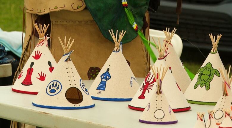 Gifts at the pow wow.