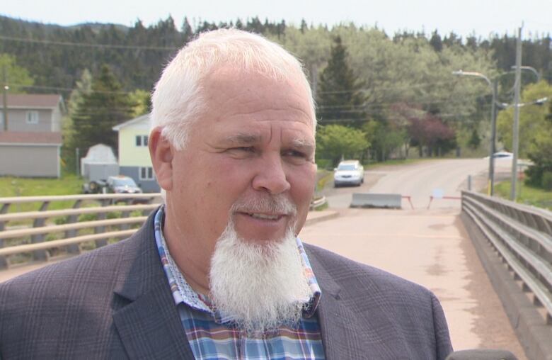 A portrait style photo of Brian Keating, mayor of marystown.