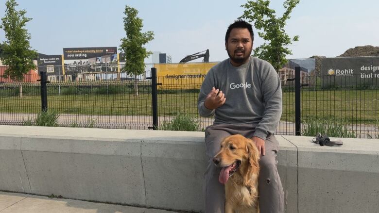 Jaydee Sendin and his wife moved from Winnipeg to Calgary a year ago and were quickly sold on University District as a place to live in their new city. 