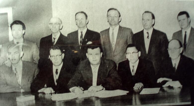 Current Maritime Christian College President Richard Jones says much has changed since the college opened 63 years ago. This photo shows the college's founders in 1960. 