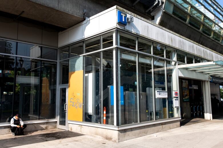 The facade of the Main Street-Science World SkyTrain Station is pictured.