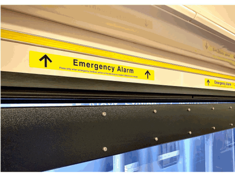 An Emergency Alarm strip is pictured.