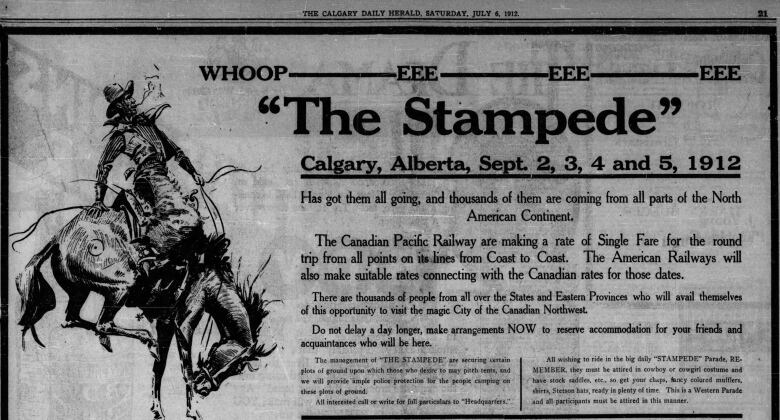 An old newspaper advertisement with the words Whoop-eee-eee-eee written across the top.