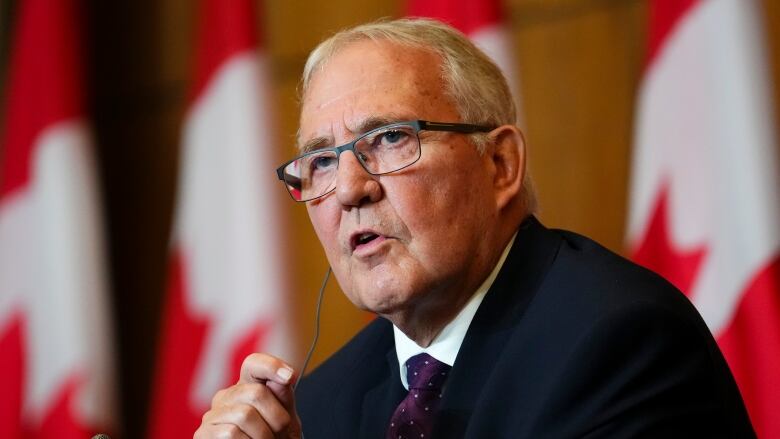 Minister Emergency Preparedness Bill Blair holds a press conference in Ottawa on Tuesday, July 11, 2023. THE CANADIAN PRESS/Sean Kilpatrick