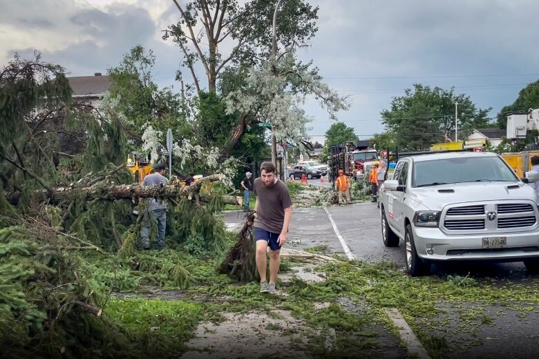 Tornado damage