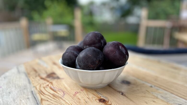 Local plums are expected to be in short supply this summer.