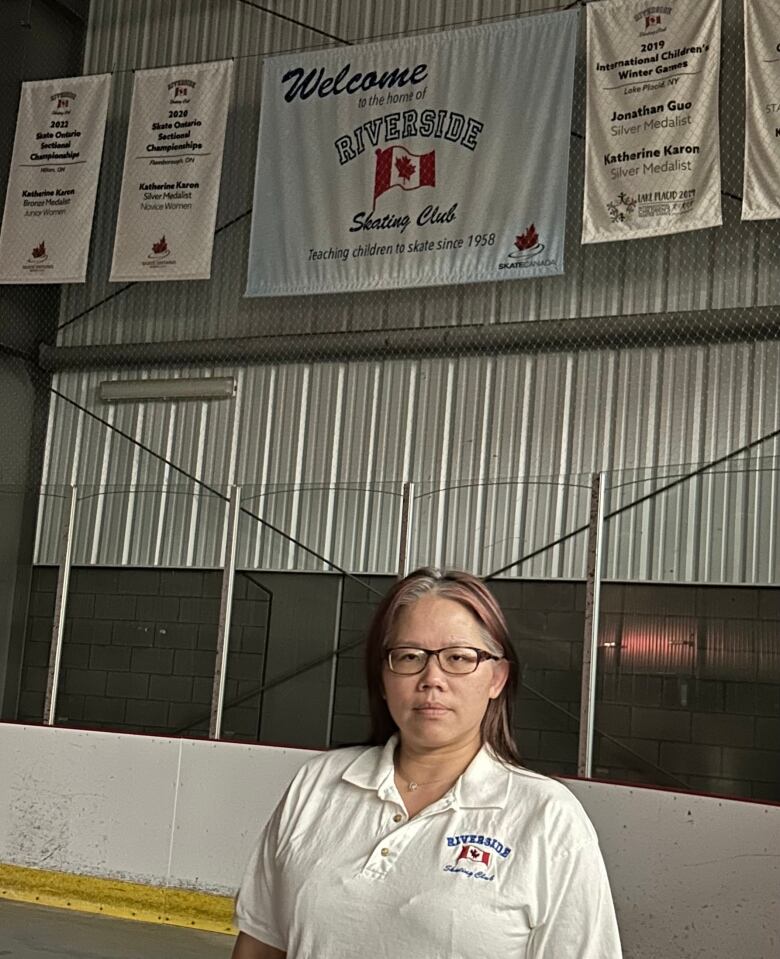 Peiling Huang is the president for the Riverside Skating Club in Windsor, Ont.