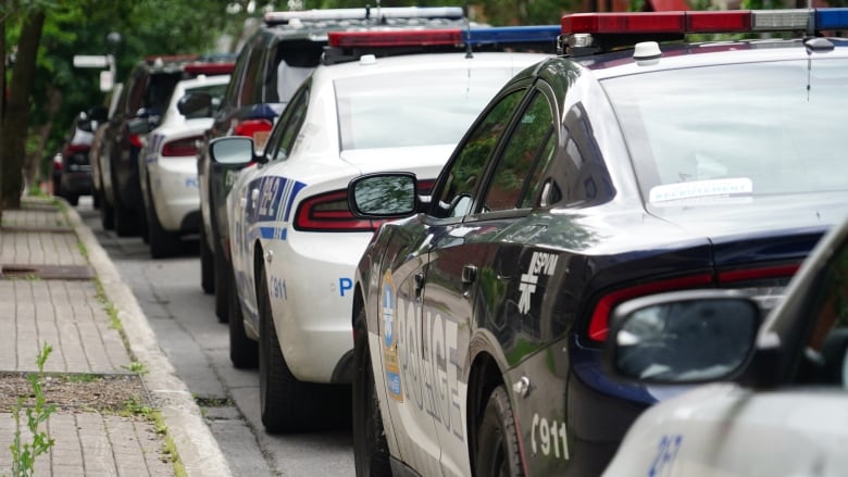 SPVM Montreal police cars.