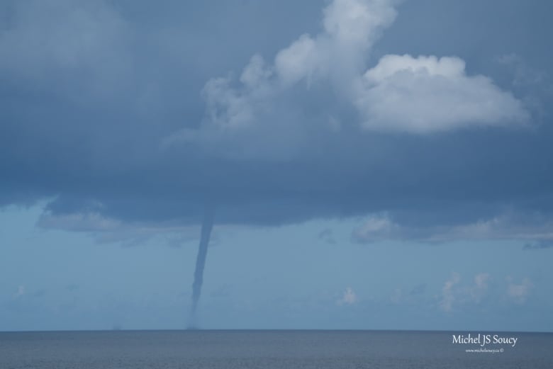 Waterspouts typically dissipate quickly once making landfall.