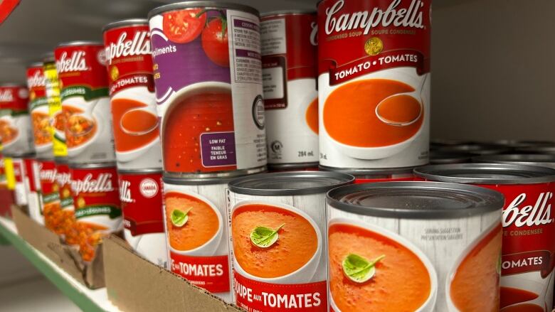 Tomato soup from a food bank in Charlottetown, P.E.I.