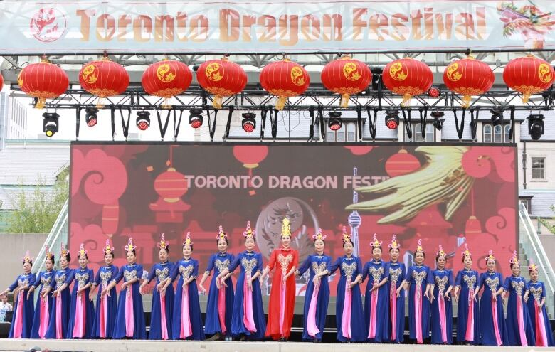 Dancers perform at Dragon Festival 2022.