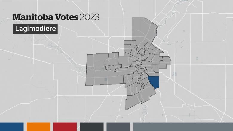 A map shaded in with a bit of blue 