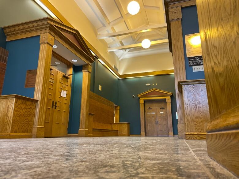 a lobby photo of supreme court in Gander.