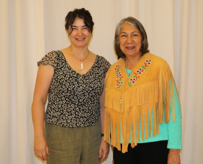 Lorraine Spencer, left, Bella M. Petawabano, right, are the new Cree youth protection commissioners