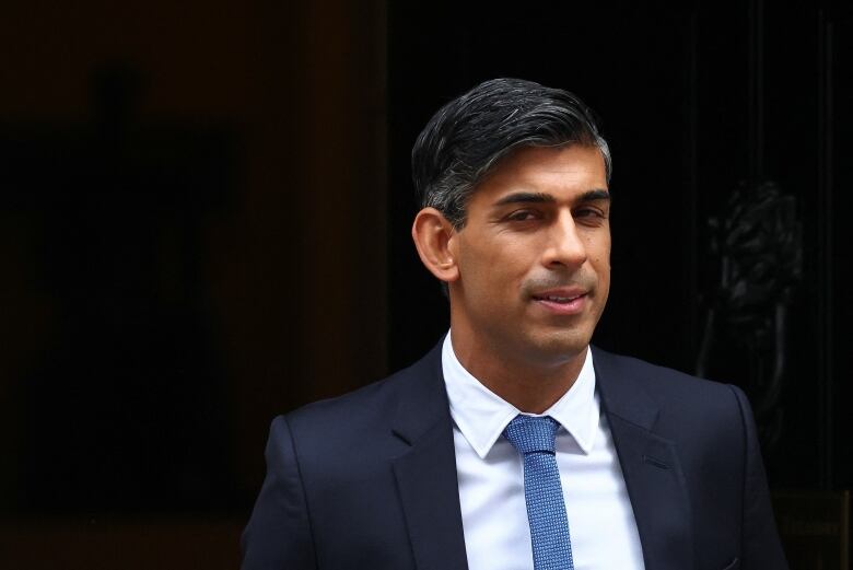 A profile photo of British Prime Minister Rishi Sunak. 