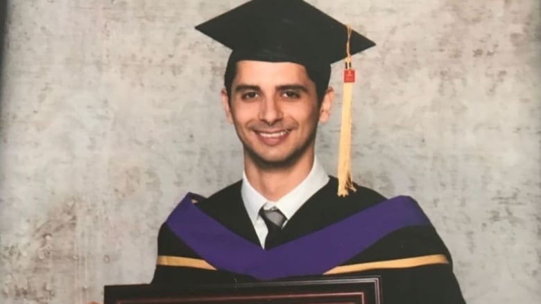 Armin Mojtahedi graduated from the University of Calgary's law school in 2016, but passed away from an aggressive form of brain cancer before completing necessary on-the-job training. 