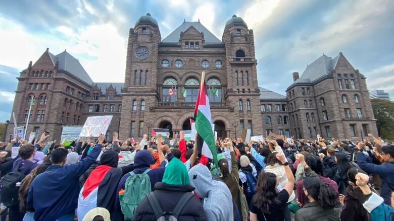 Pro-Palestinian rally at Queen's Park